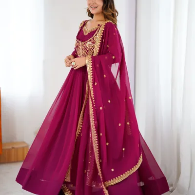 Designer Anarkali Suit for Women | Embroidered