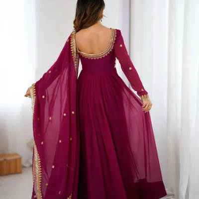 Designer Anarkali Suit for Women | Embroidered