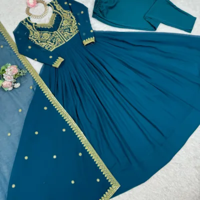 Designer Anarkali Suit for Women | Embroidered