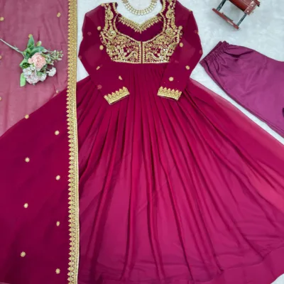 Designer Anarkali Suit for Women | Embroidered