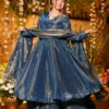 Royal Vichitra Designer Anarkali Suit for Women with Palazzo & Dupatta